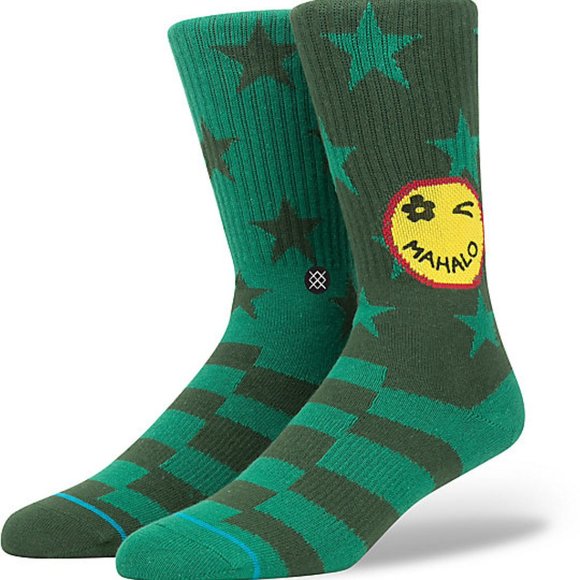 Stance Other - NWT Stance "Outlook" Green Crew Socks